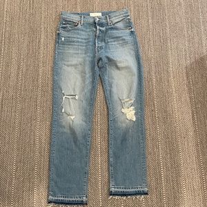 Mother Superior Size 30 High Waist Hiker Hover Undone Hem